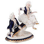 Статуэтка фарфоровая Влюбленная пара Charming Statuette варинант исполнения - 1 | Loft Concept в Волгограде