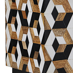 Настольная лампа с фигурным узором и трапециевидным абажуром Сonundrum варинант исполнения - 1 | Loft Concept в Волгограде