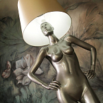Лампа MANNEQUIN LAMP с абажуром руки на талии варинант исполнения - 9 | Loft Concept в Волгограде
