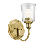 Бра с прозрачным стеклянным абажуром в форме цилиндра Kichler варинант исполнения - 12 | Loft Concept в Волгограде