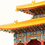 Храм Конфуция Тайвань миниатюра для интерьера в китайском стиле варинант исполнения - 1 | Loft Concept в Волгограде