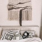 Панно Современный Гобелен ручная работа Туманное Утро варинант исполнения - 4 | Loft Concept в Волгограде