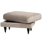 Мягкий пуф на деревянных ножках Garner Pouf варинант исполнения - 4 | Loft Concept в Волгограде