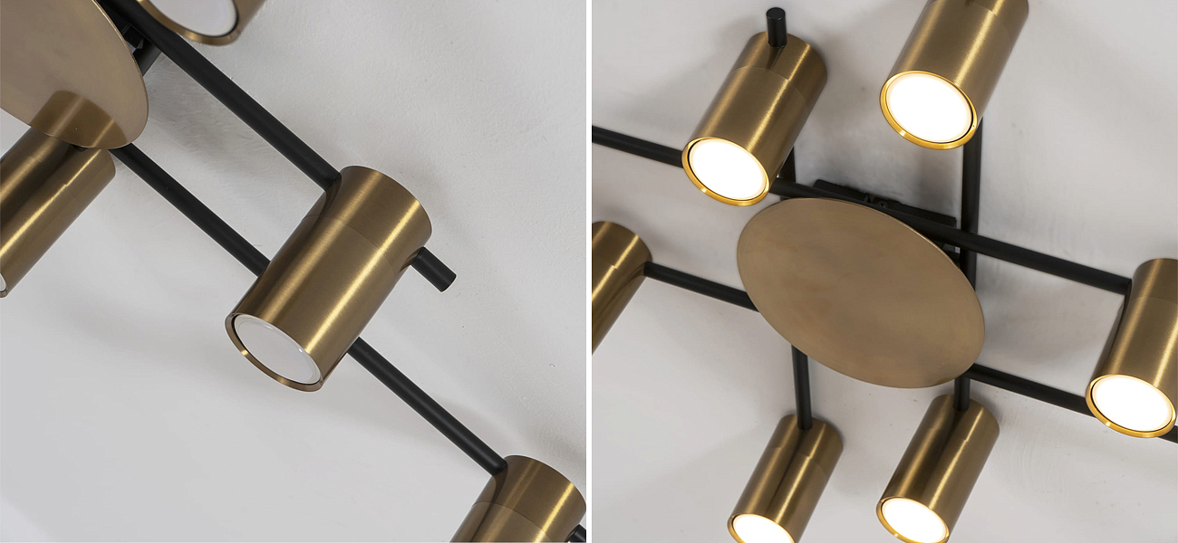 Потолочный светильник Tribes Chandelier Gold Потолочный светильник Tribes Chandelier Gold - Loft-Concept в Волгограде