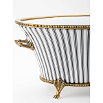 Кашпо Black white stripe варинант исполнения - 4 | Loft Concept в Волгограде