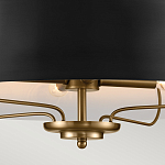 Подвесной светильник с конусовидным металлическим абажуром черного цвета Kichler варинант исполнения - 15 | Loft Concept в Волгограде