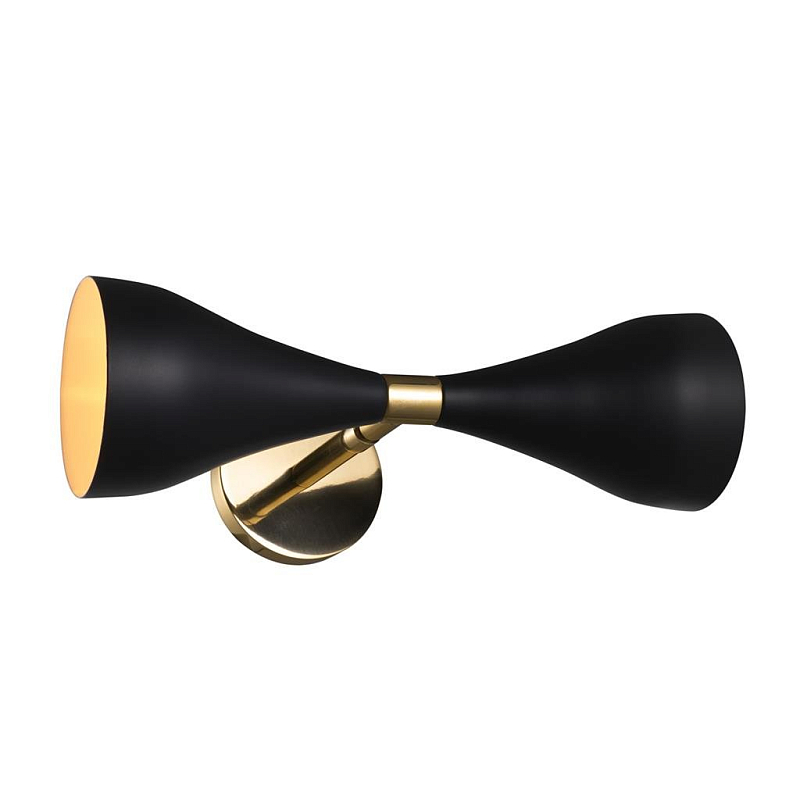 Бра Wall Lamp Cordero Black Черный Латунь Бра Wall Lamp Cordero Black Черный Латунь в Волгограде | Loft Concept