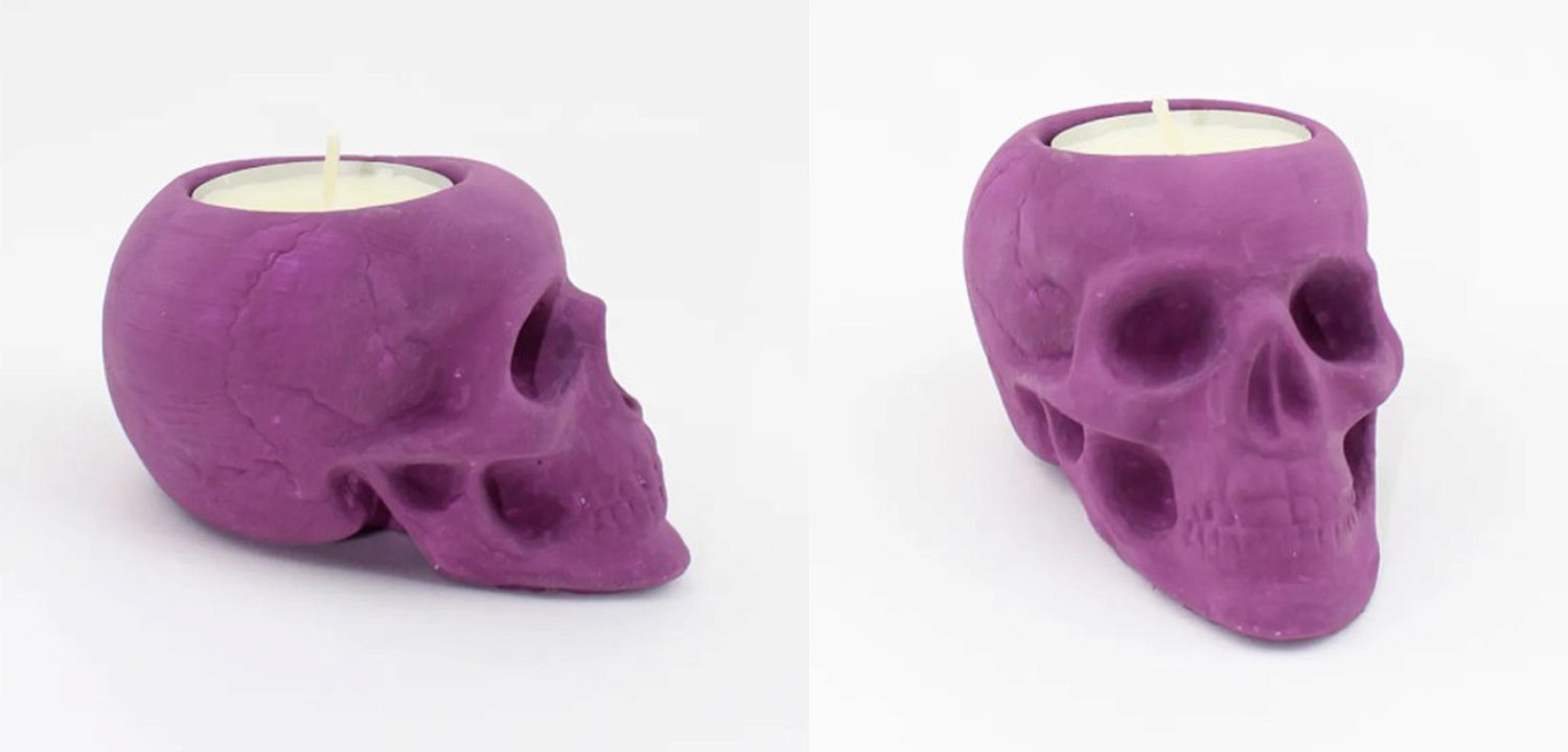 Подсвечник Purple Skull Подсвечник Purple Skull - Loft-Concept в Волгограде