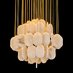 Люстра с овальными подвесками из натурального камня Spatial Composition варинант исполнения - 2 | Loft Concept в Волгограде