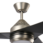 Люстра с вентилятором с черными лопастями Kichler варинант исполнения - 2 | Loft Concept в Волгограде