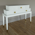 Премиальная Консоль с тремя ящиками Elsa Dreams White варинант исполнения - 1 | Loft Concept в Волгограде