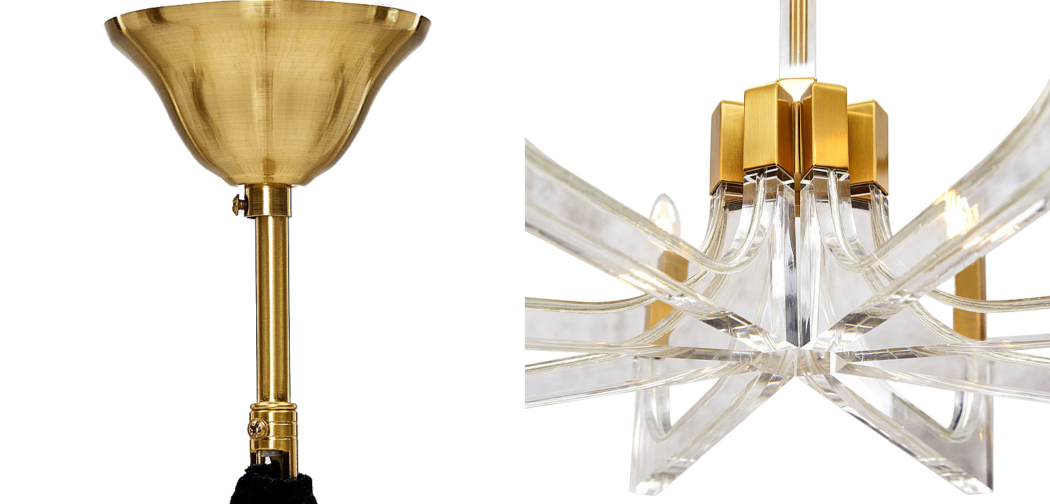 Люстра акриловая Acrylic Chandelier Люстра акриловая Acrylic Chandelier - Loft-Concept в Волгограде