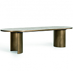 Дизайнерский рабочий стол из металла BLEVIO Table варинант исполнения - 10 | Loft Concept в Волгограде