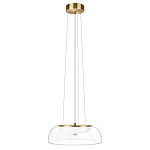 Подвесной светильник  с плоским прозрачным стеклянным плафоном Grada Light варинант исполнения - 2 | Loft Concept в Волгограде