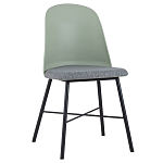 Стул из прочного пластика на металлическом основании Anora Green  варинант исполнения - 1 | Loft Concept в Волгограде