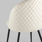 Мягкий стул в бежевом велюре Miruna Chair варинант исполнения - 6 | Loft Concept в Волгограде