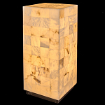 Торшер прямоугольный из натурального камня Calcite Geometry варинант исполнения - 12 | Loft Concept в Волгограде