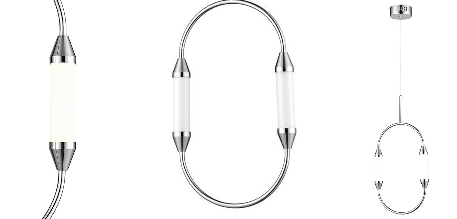 Подвесной светильник Giopato & Coombes CIRQUE Pendant Ellipse Vertical Chrome S Подвесной светильник Giopato & Coombes CIRQUE Pendant Ellipse Vertical Chrome S - Loft-Concept в Волгограде
