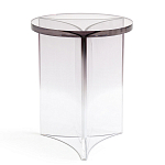 Стол журнальный круглый Acrylic Аether Smoke варинант исполнения - 3 | Loft Concept в Волгограде