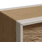 Комод 4 ящика с подсветкой на рельефном фасаде Warm Industrial варинант исполнения - 7 | Loft Concept в Волгограде