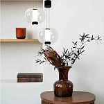 Подвесной светильник с прозрачным рифленым стеклянным плафоном Aurora Bloom варинант исполнения - 2 | Loft Concept в Волгограде