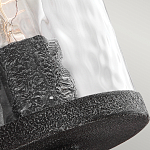 Бра с цилиндрическим плафоном из прозрачного рифленого стекла Feiss варинант исполнения - 4 | Loft Concept в Волгограде