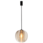 Подвесной светильник со стеклянным рельефным плафоном хром Perforated Glass 25 варинант исполнения - 2 | Loft Concept в Волгограде