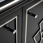 Черный комод в стиле арт-деко Luciano варинант исполнения - 4 | Loft Concept в Волгограде