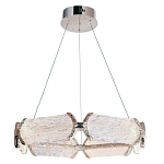 Люстра кольцевая с текстурным природным рисунком IceFlame варинант исполнения - 8 | Loft Concept в Волгограде