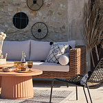 Трехместный садовый диван из плетеного пластика Matteo варинант исполнения - 5 | Loft Concept в Волгограде