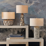 Настольная лампа с каркасом с состаренным эффектом Ancient Column варинант исполнения - 4 | Loft Concept в Волгограде