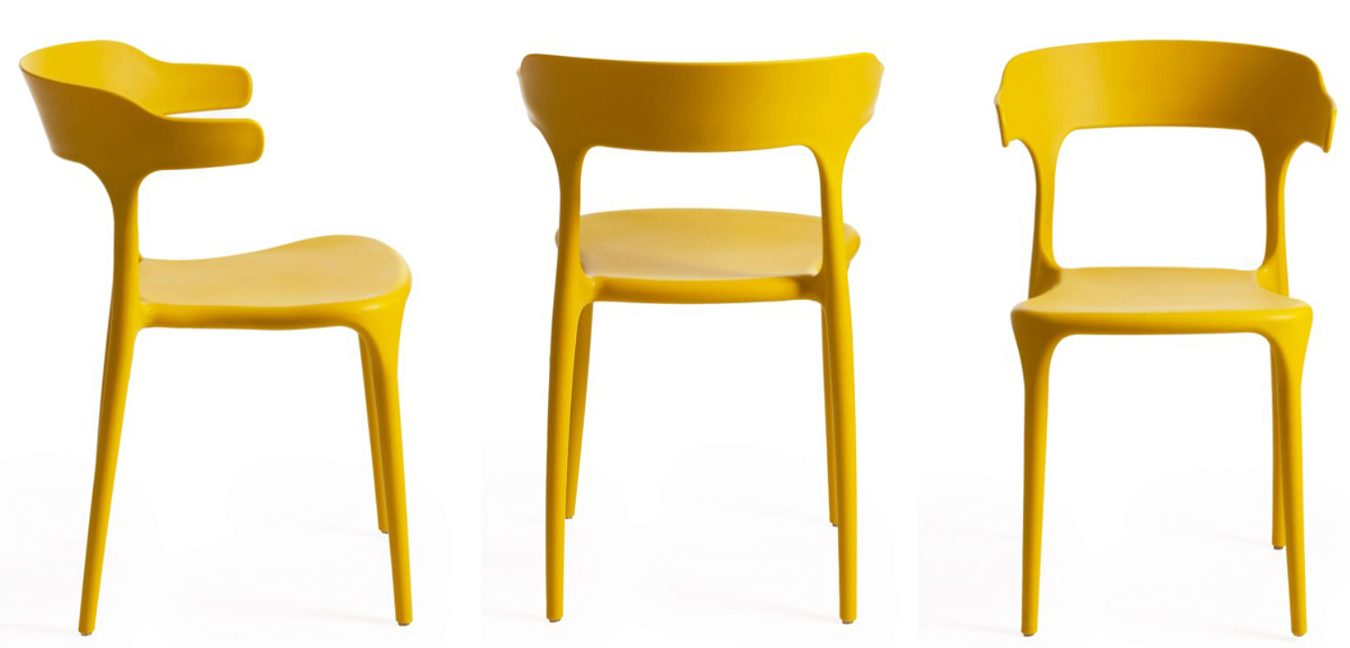 Стул Joris Yellow Plastic Стул Joris Yellow Plastic - Loft-Concept в Волгограде