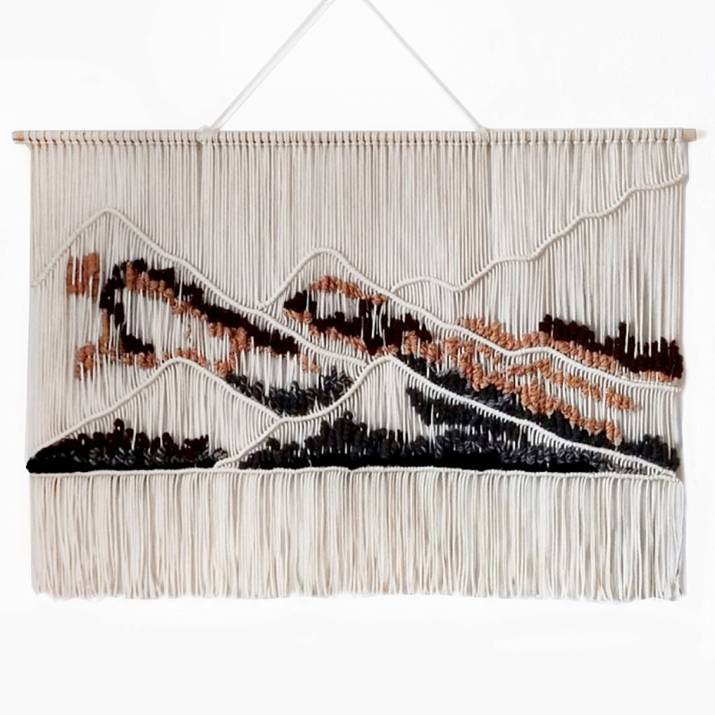 Гобелен ручная работа Wabi-Sabi II Черный Терракотовый ivory ( слоновая кость ) Гобелен ручная работа Wabi-Sabi II Черный Терракотовый ivory ( слоновая кость ) в Волгограде | Loft Concept
