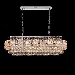 Люстра овальной формы хрустальная в неоклассическом стиле Majesty варинант исполнения - 4 | Loft Concept в Волгограде