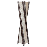 Торшер из перламутра на металлическом каркасе Indonesian Wave варинант исполнения - 1 | Loft Concept в Волгограде
