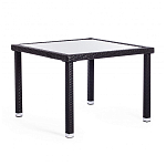 Обеденный комплект из искуственного ротанга Vintara черный варинант исполнения - 11 | Loft Concept в Волгограде