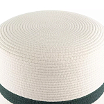 Пуф с плетеной светло-бежевой обивкой Serene Holidays варинант исполнения - 2 | Loft Concept в Волгограде