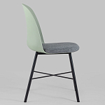 Стул из прочного пластика на металлическом основании Anora Green  варинант исполнения - 3 | Loft Concept в Волгограде