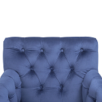 Кресло Addison Chic Armchair deep blue velour варинант исполнения - 4 | Loft Concept в Волгограде