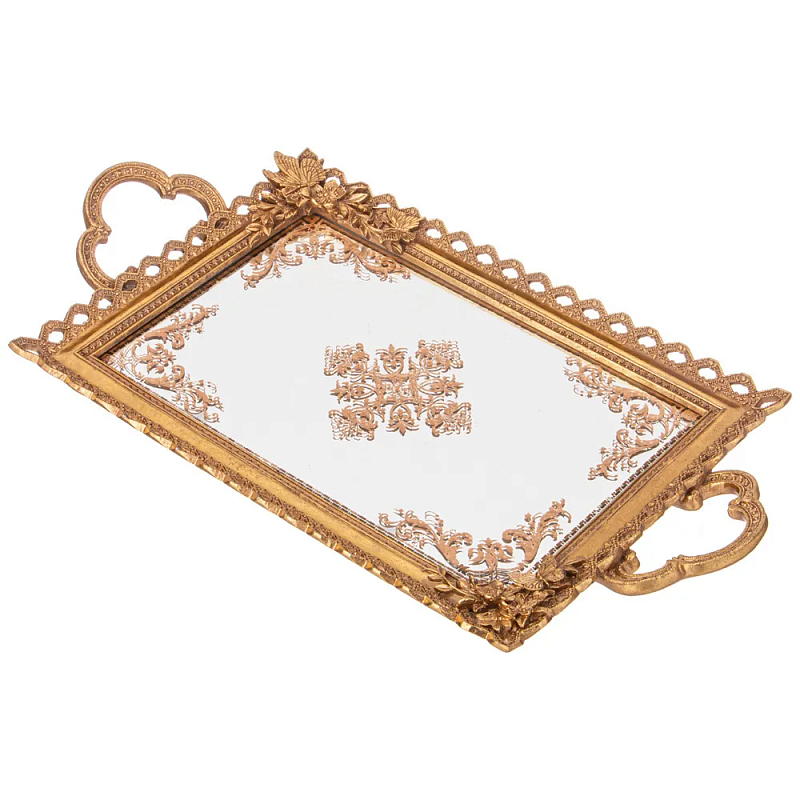 Поднос декоративный бронзовый Mirror Surface Bronze Бронза Поднос декоративный бронзовый Mirror Surface Bronze Бронза в Волгограде | Loft Concept
