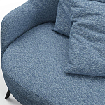 Мебельная ткань Шенилл голубой цвет 138 см T4-26 варинант исполнения - 8 | Loft Concept в Волгограде