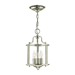 Подвесной светильник с прозрачным стеклянным цилиндрическим плафоном в классическом стиле на цепи Hinkley варинант исполнения - 21 | Loft Concept в Волгограде