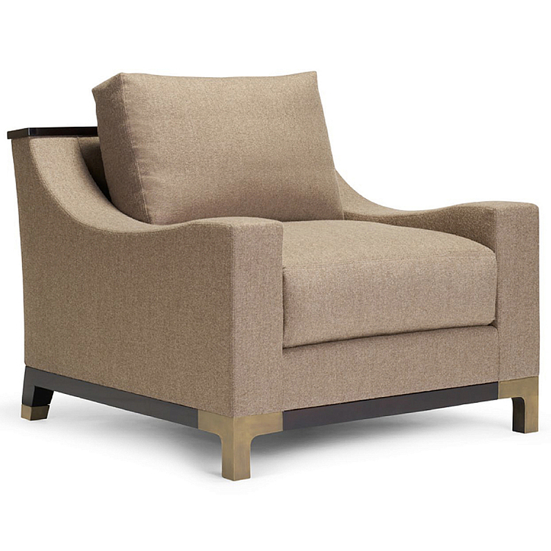 Элитное Комфортное Кресло Lincoln Бежевый Коричневый в Волгограде | Loft Concept 