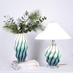 Настольная лампа с абажуром Green Wave варинант исполнения - 2 | Loft Concept в Волгограде