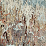 Современный Гобелен из шерсти в бежевых тонах Spring варинант исполнения - 1 | Loft Concept в Волгограде