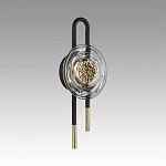 Бра с черным основанием и золотистым декором Bruno варинант исполнения - 3 | Loft Concept в Волгограде