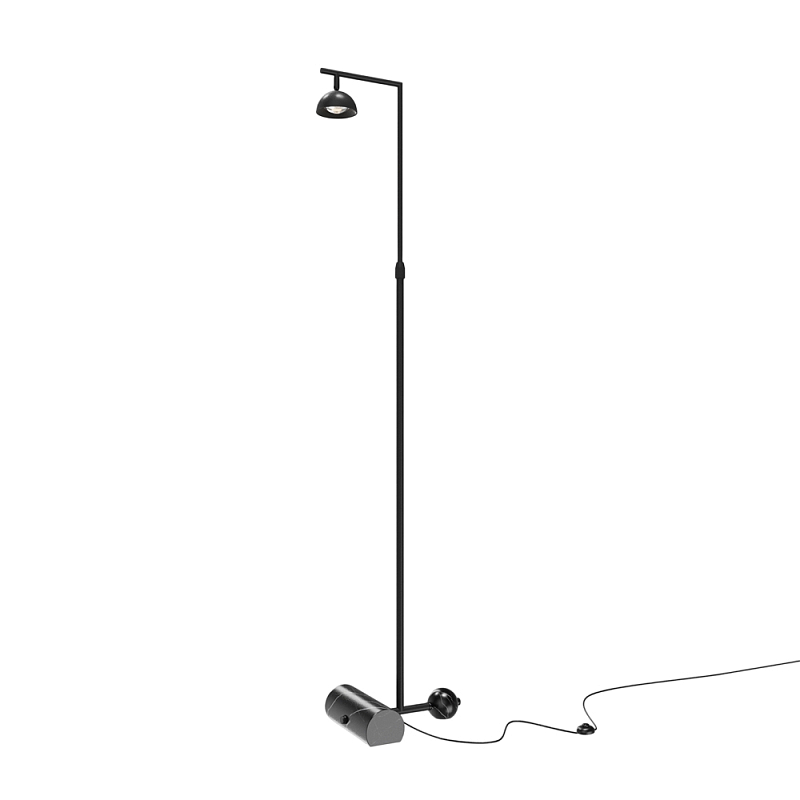 Напольный светильник Pikant 3000К 13Вт Черный Латунь в Волгограде | Loft Concept 