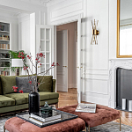 Бра с декором в виде хрустальных и металлических трубочек Nembus Glass Wall Lamp варинант исполнения - 2 | Loft Concept в Волгограде