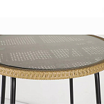 Барный столик с круглой плетеной столешницей Wicker Table Top варинант исполнения - 5 | Loft Concept в Волгограде