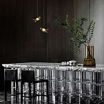 Подвесной светильник с прозрачной стеклянной птичкой Serip Voa варинант исполнения - 9 | Loft Concept в Волгограде